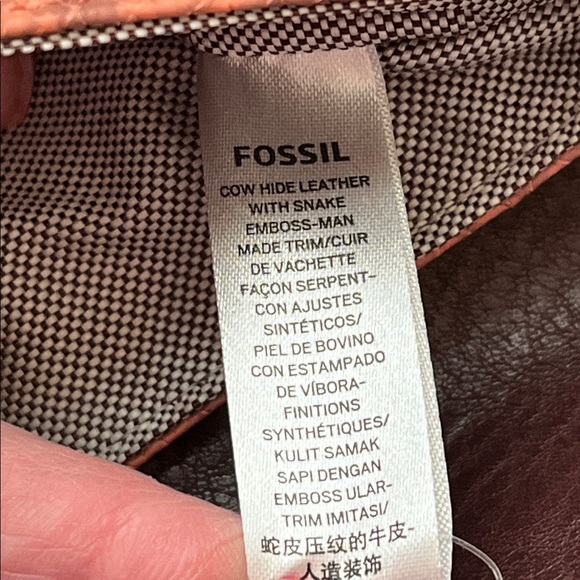 Fossil Leather Snakeskin Wrislet - Picture 8 of 9